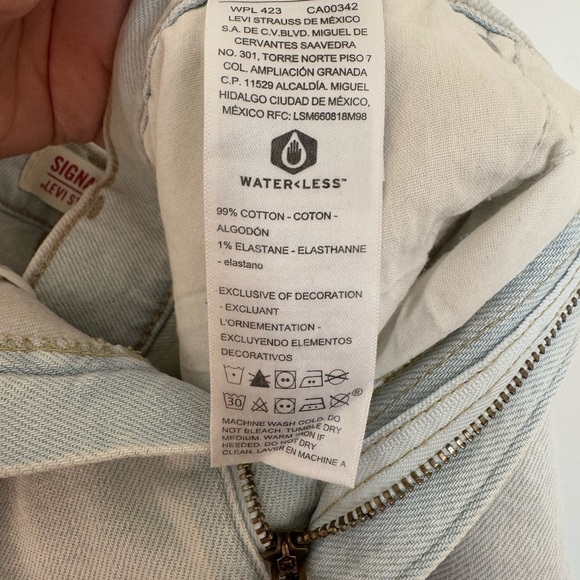 Signature by Levi Strauss Light Blue Mini Skirt - Picture 5 of 9